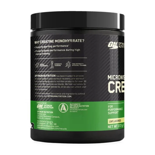 Optimum Nutrition Micronised Creatine Monohydrate - 317gr - Image 2