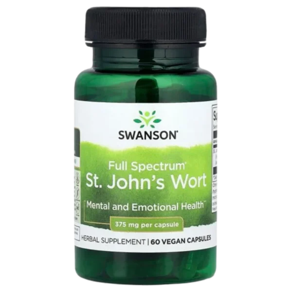 Swanson, Full Spectrum® St. John's Wort, 375 mg - 60 Vegan Capsules
