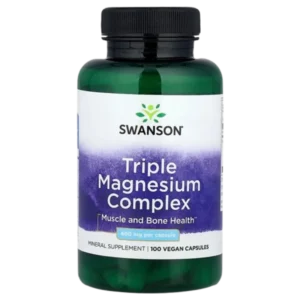 Swanson, Triple Magnesium Complex, 400 mg - 100 Vegan Capsules