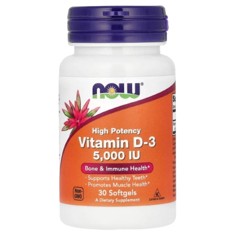 Vitamin D-3 5000 IU - 30 Softgels