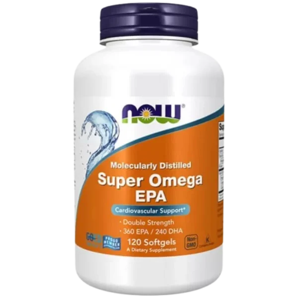 Super Omega EPA Fish Oil, Double Strength - 120 Softgels