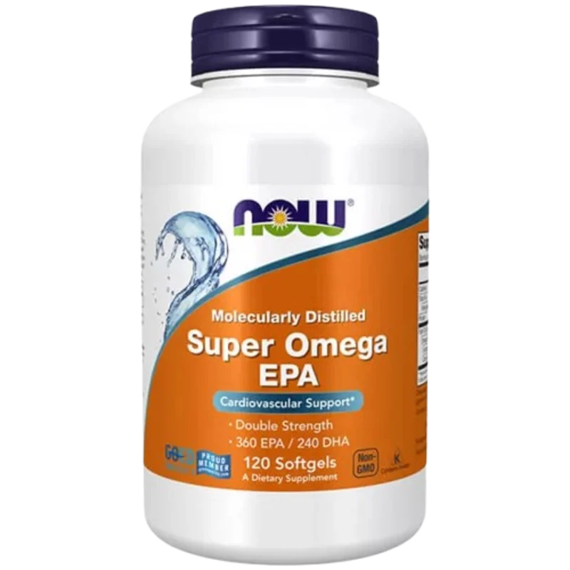 Super Omega EPA Fish Oil, Double Strength - 120 Softgels