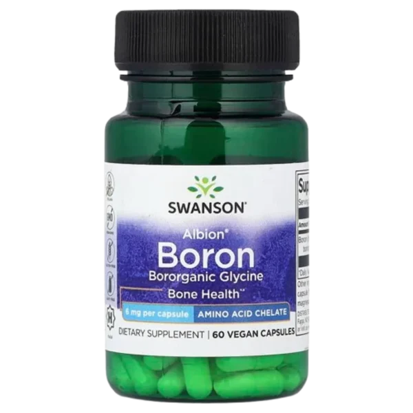 Swanson, Albion® Boron, 6 mg - 60 Vegan Capsules