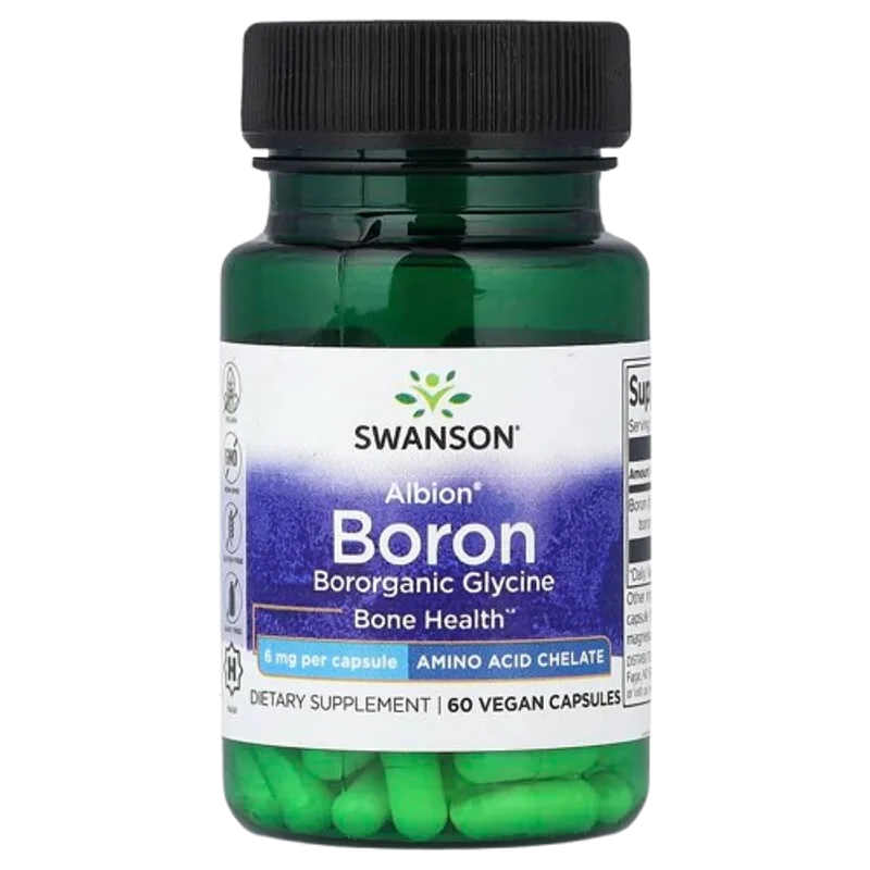 Swanson, Albion® Boron, 6 mg - 60 Vegan Capsules
